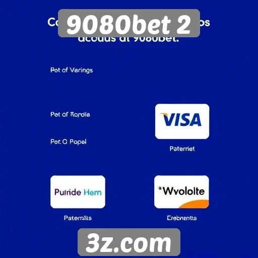 Métodos de pagamento aceitos no 9080bet 2