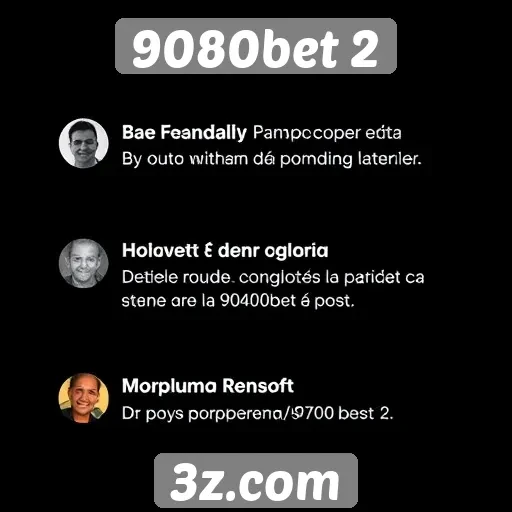 Feedback de jogadores sobre 9080bet 2